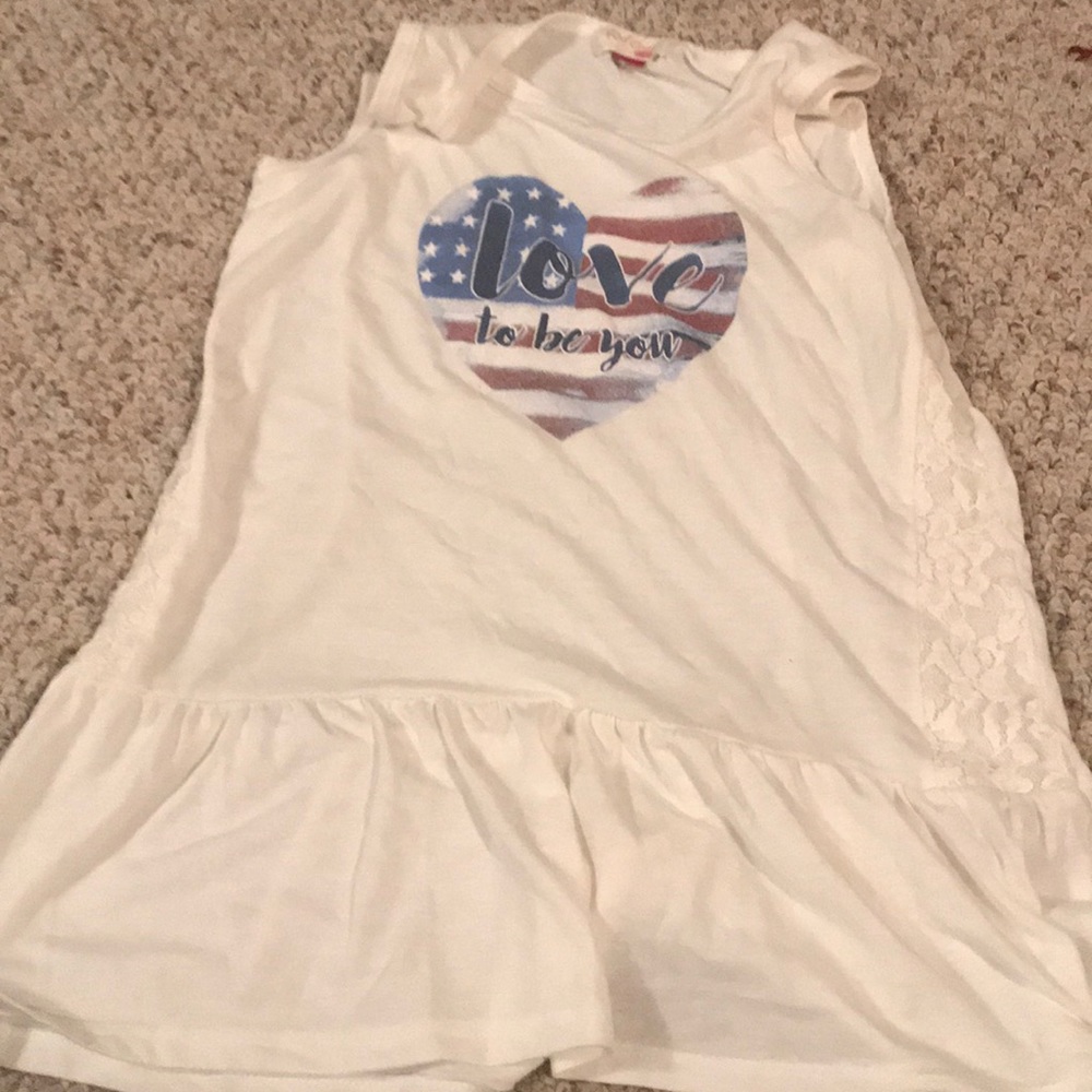 Red camel American blouse